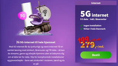 5G internet tilbud: OiSTER giver næsten 1.000 kr. i rabat