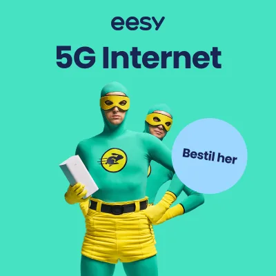 Eesy 5G Internet: Tidsbegrænset Intropris Kun 129 kr/md i de Første 3 Måneder